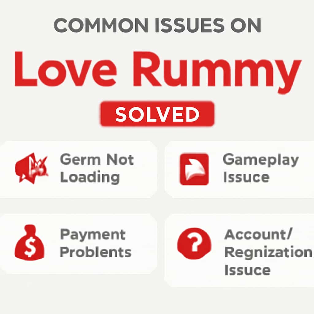Illustration of issues related to the Love Rummy app.