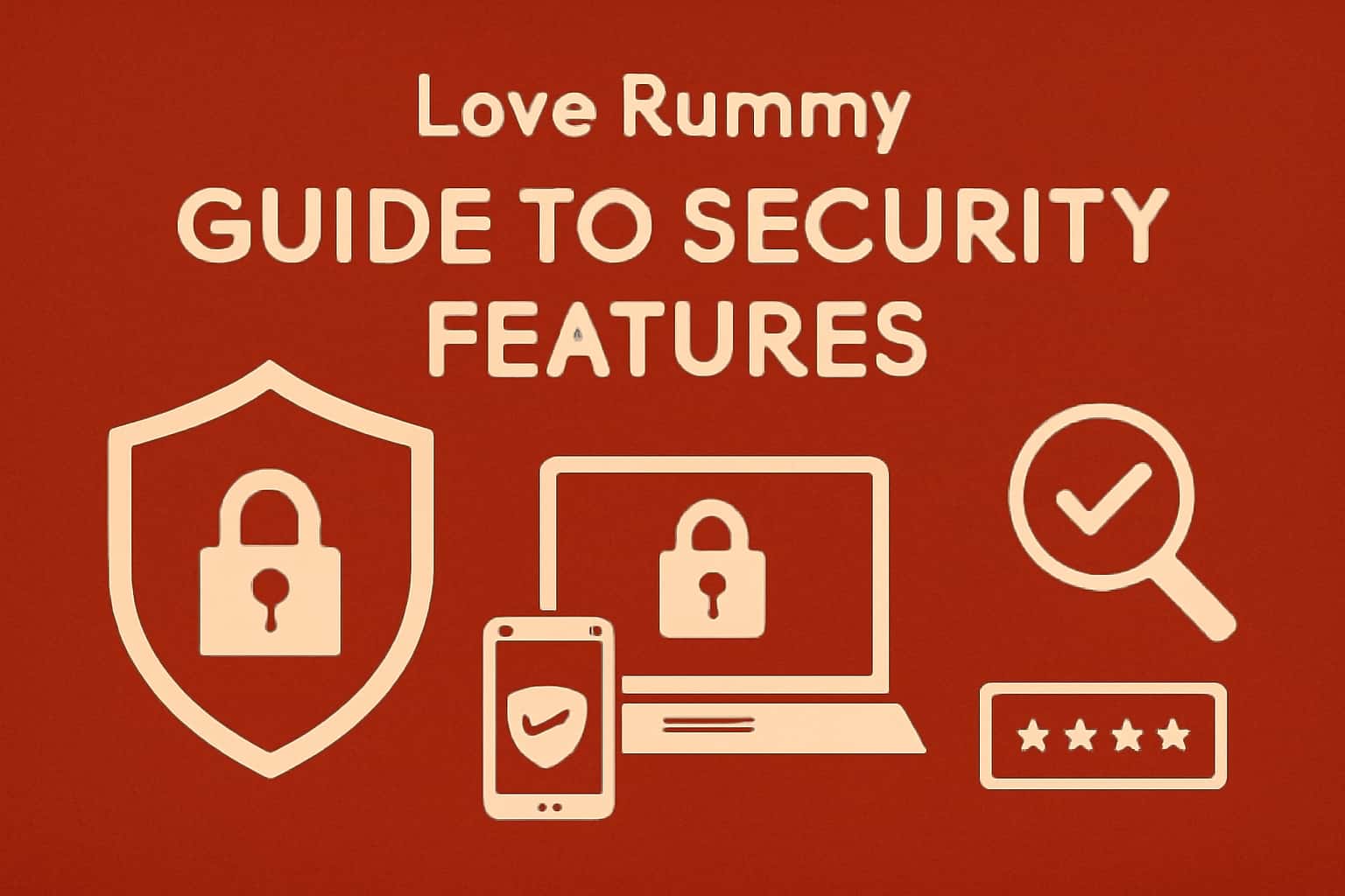 An informative visual showcasing security features of Love Rummy with a focus on safety and user support.