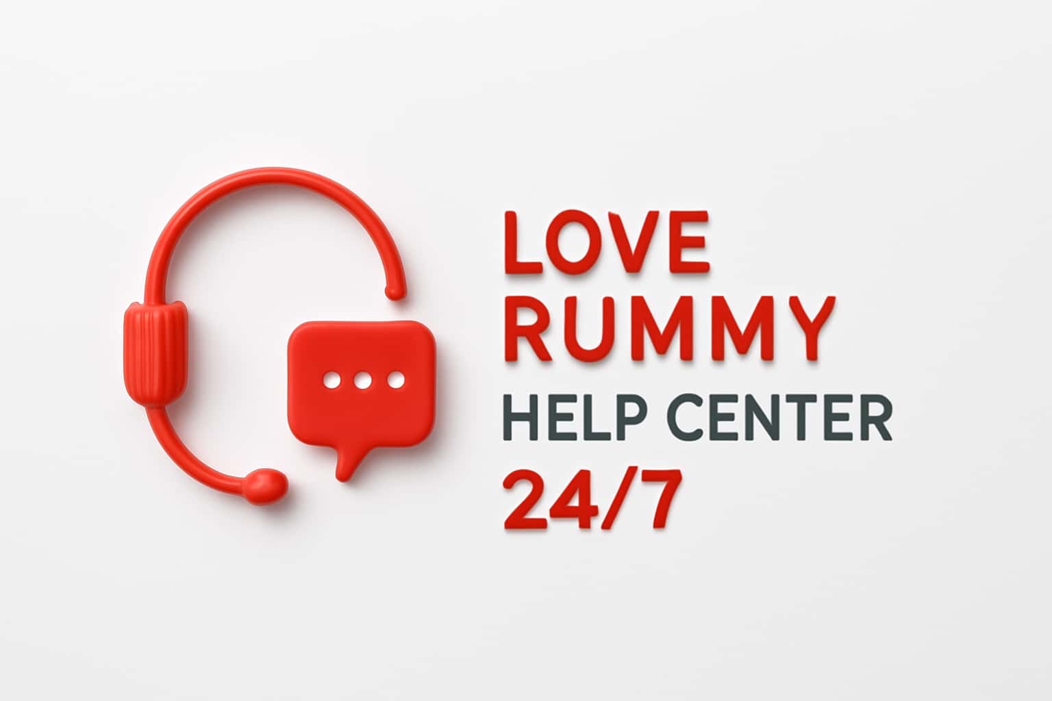 Love Rummy Help Center 24/7 Interface