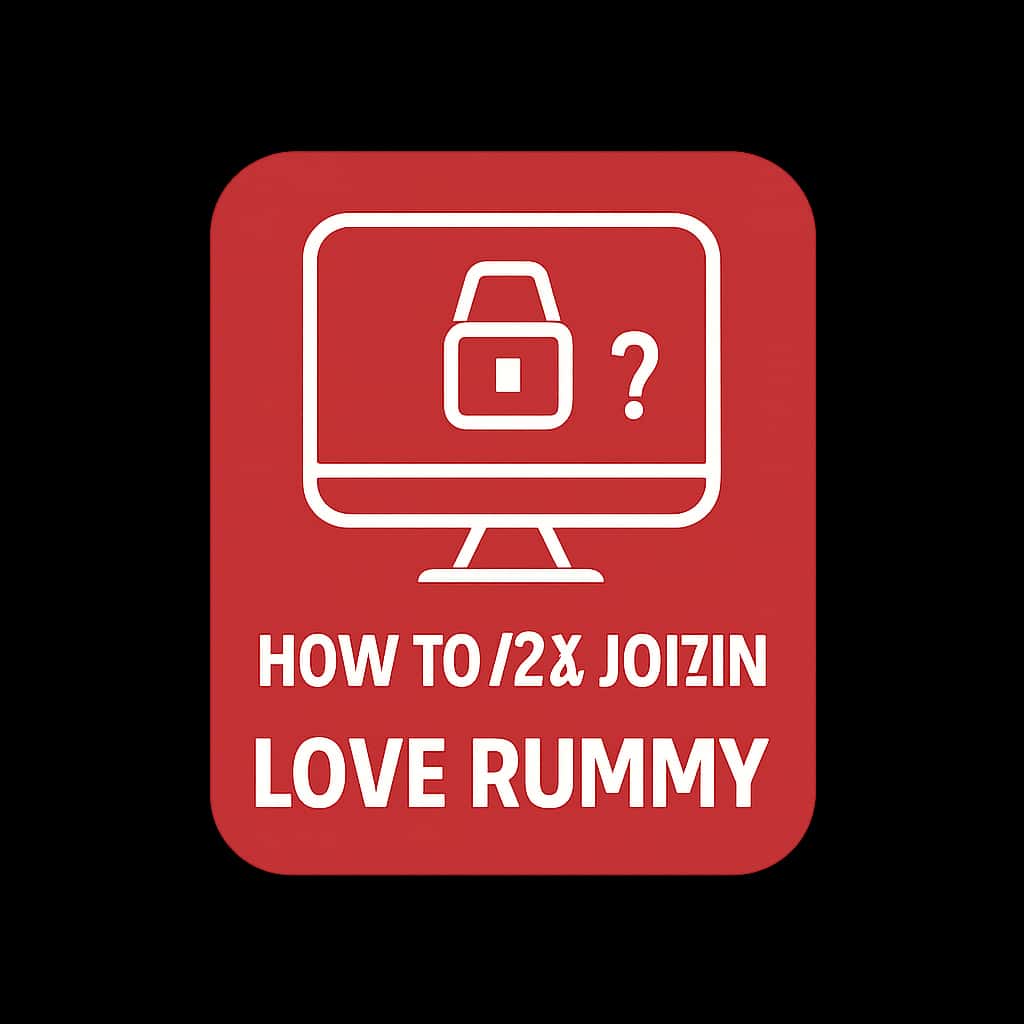 An icon representing guidance for Love Rummy login issues.