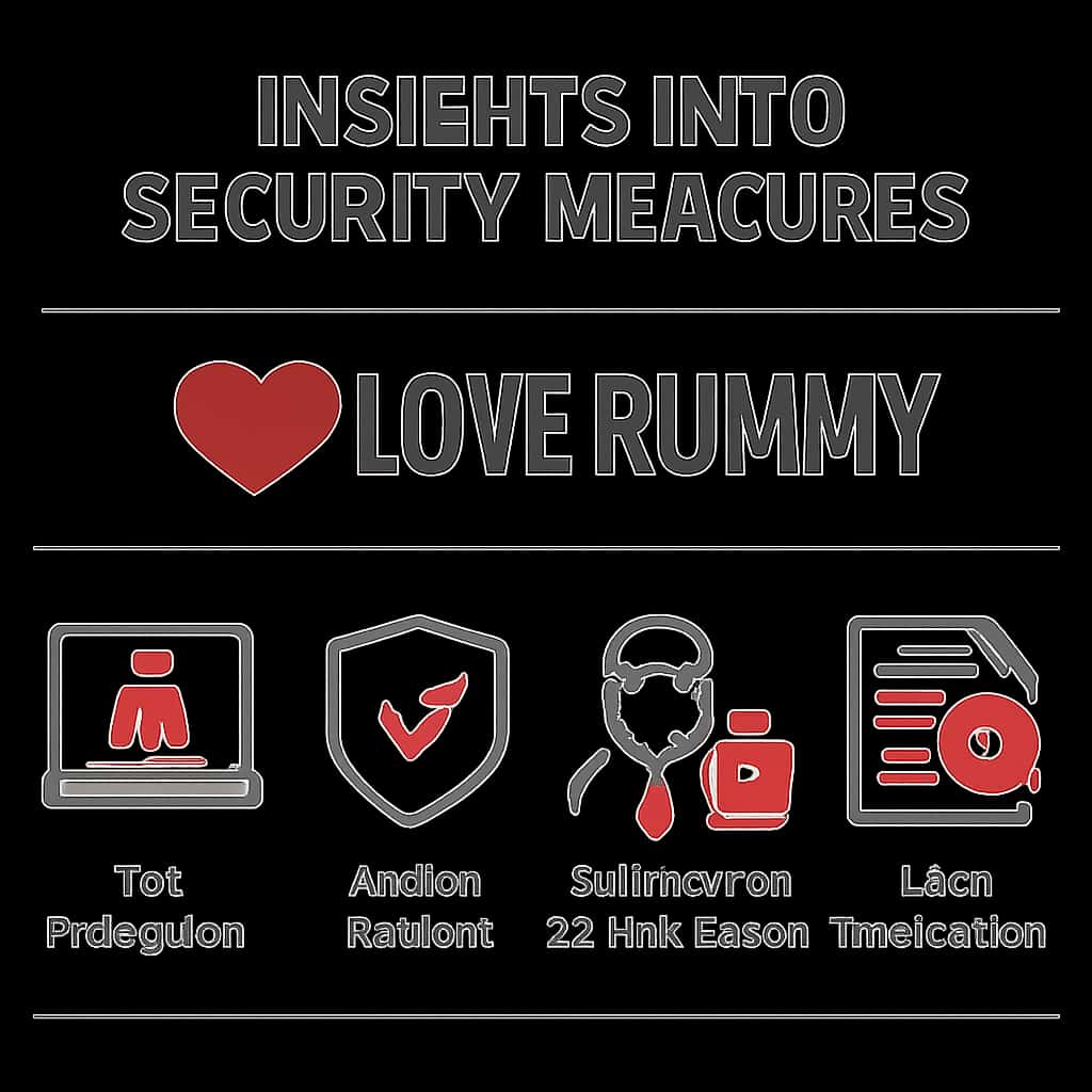 An educational diagram illustrating Love Rummy security measures.