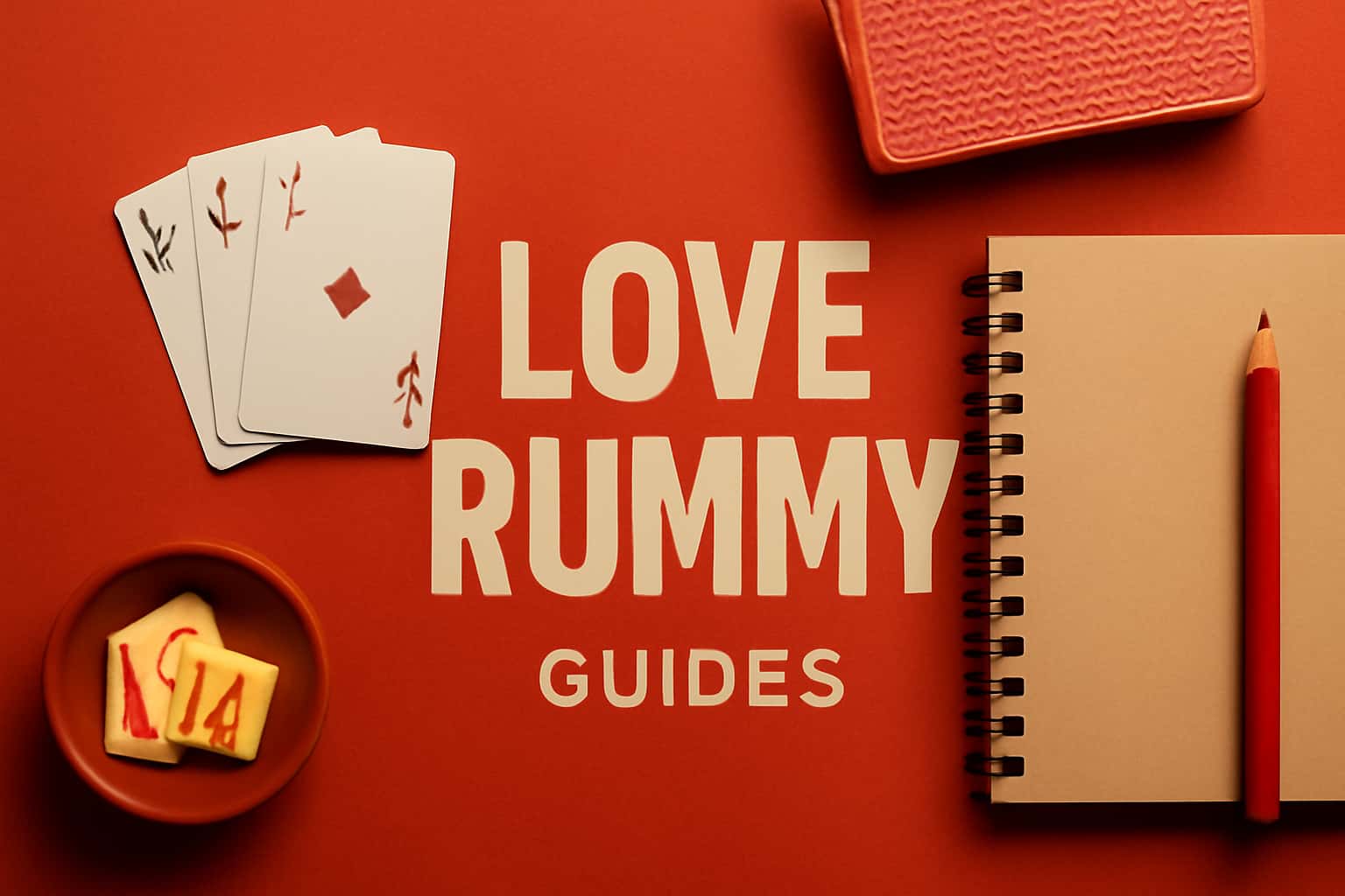 An informational representation of Love Rummy Guides, showcasing the text 'Love Rummy' in a professional layout.
