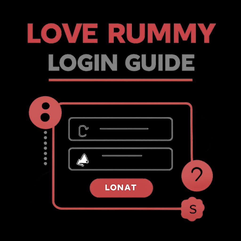 Illustration supporting the Love Rummy Login Guide.