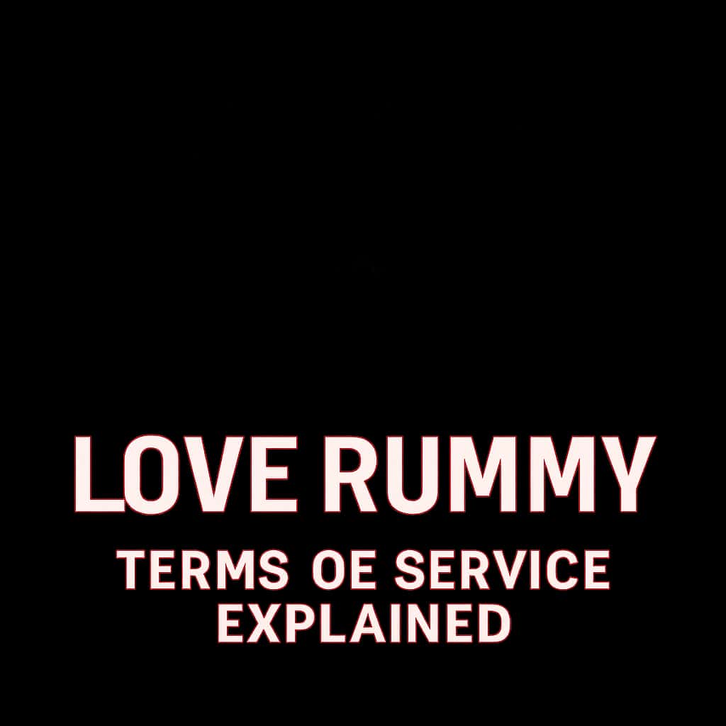 A badge indicating Love Rummy Terms of Service.