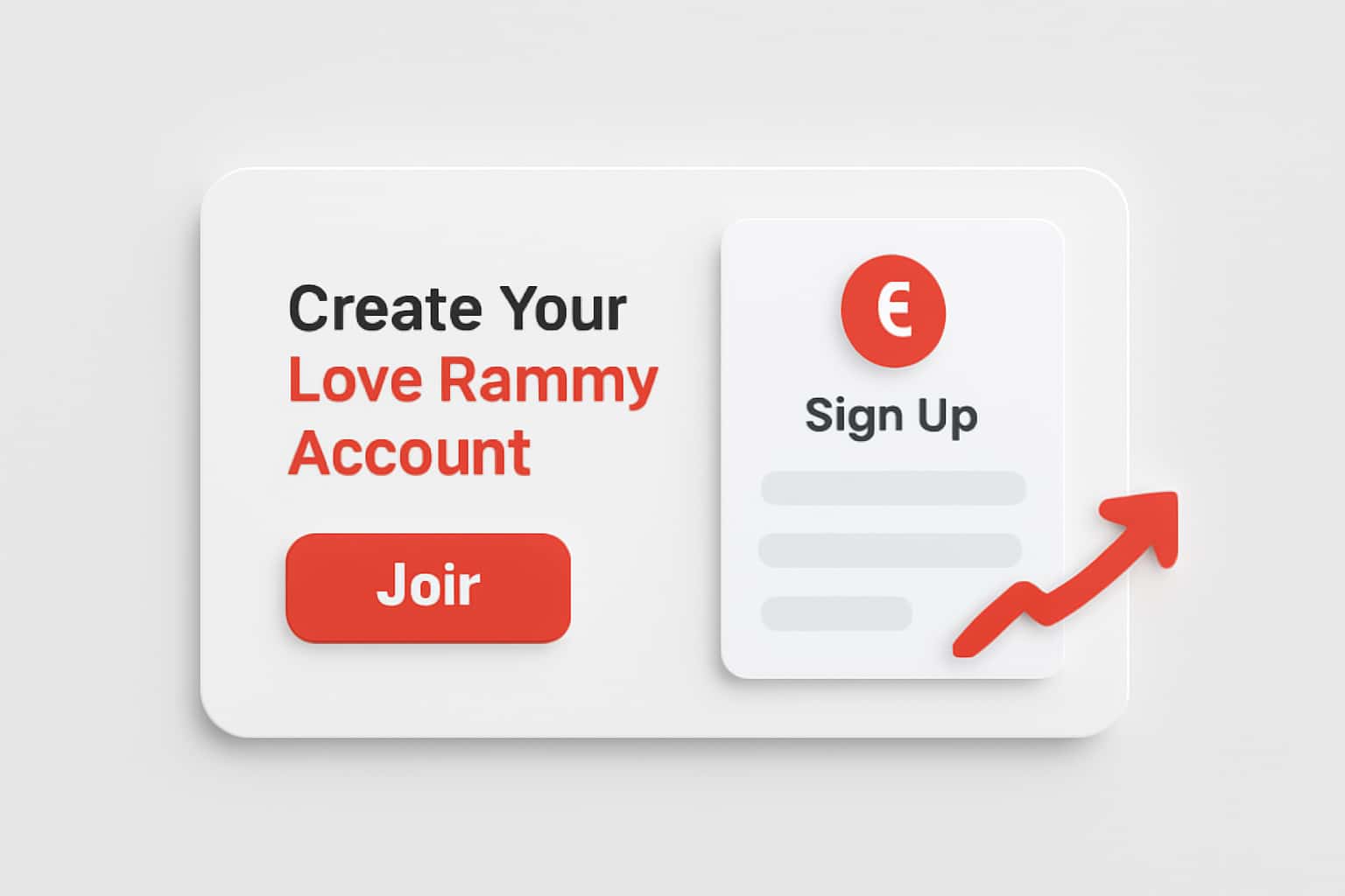 Create Your Love Rummy Account Interface